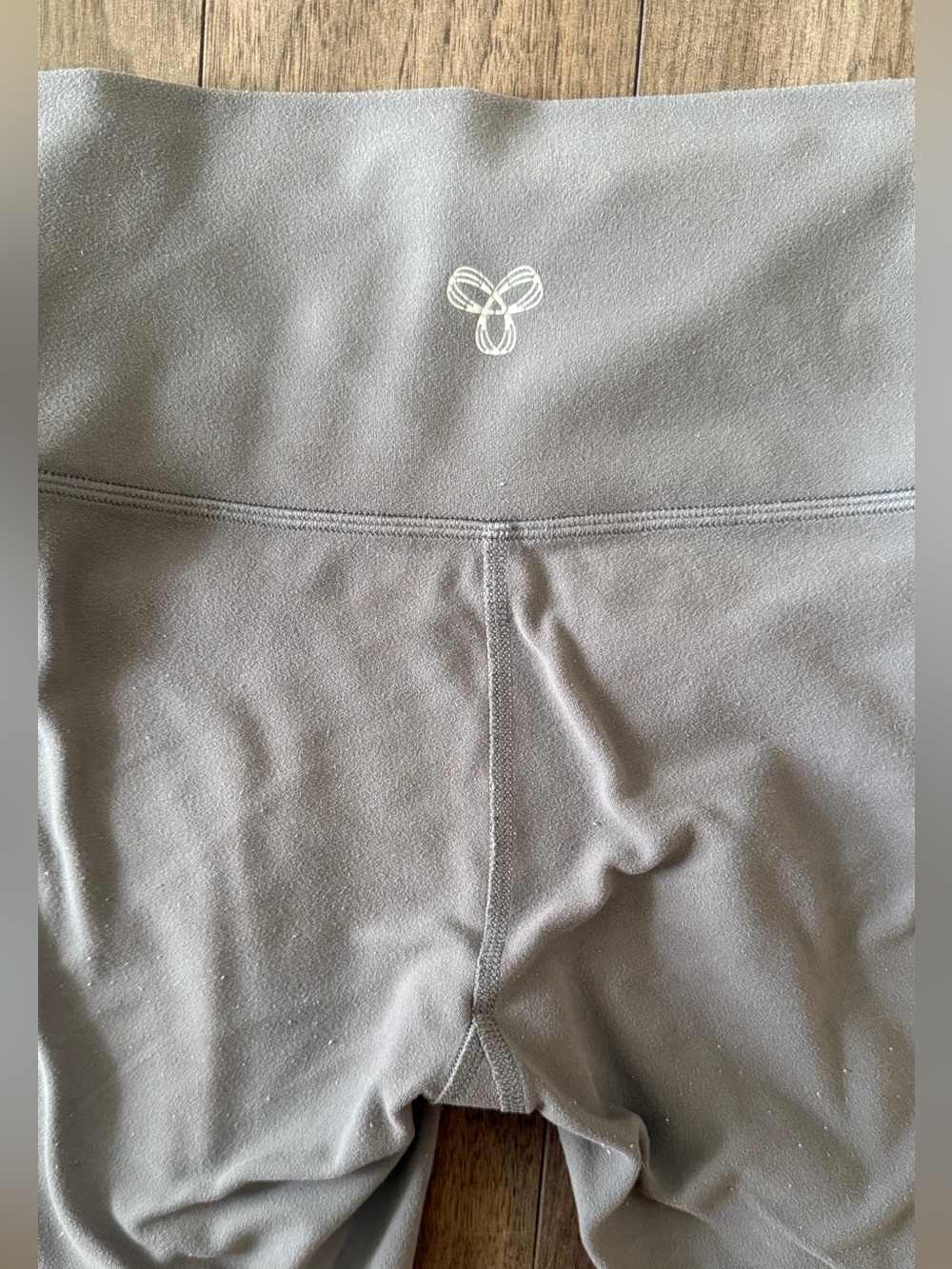 TNA Women's High-Waist Bike Shorts - Charcoal Gray - Picture 2 of 6